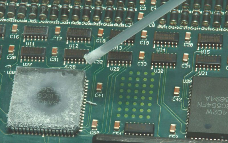 Picture of HOW-TO: PCB Trace Repair Using Adhesive-backed Foil Jumper