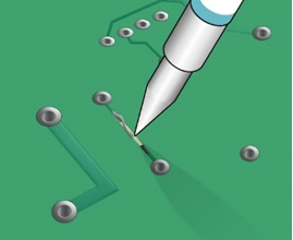 Picture of HOW-TO: PCB Trace Repair With Conductive Ink