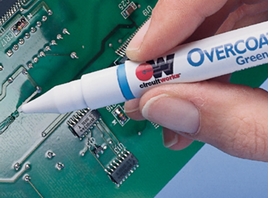 Picture of Can CircuitWorks Overcoat Pens withstand soldering temperatures?