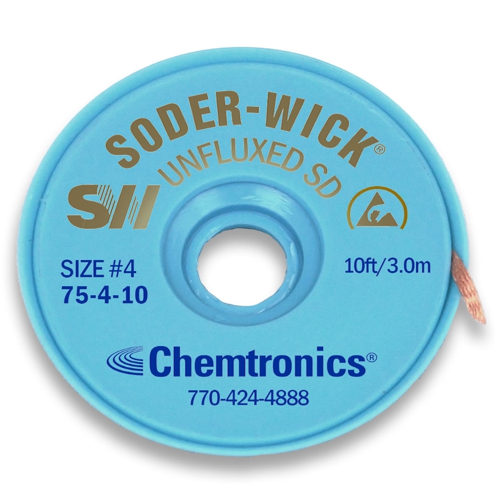 SoderWick Unfluxed solder wick Chemtronics