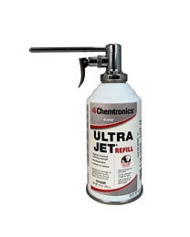 Reusable compressed air can duster system with a precision chrome trigger valve Ultra Jet Duster - ES1020K